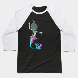 Zombie mermaid Baseball T-Shirt